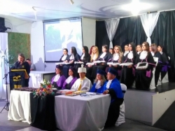 Formatura Solene dos cursos de Bacharelado em Ciências Contábeis, Licenciatura em Ciências Biológicas, História e Pedagogia.