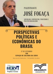 Palestra "Perspectivas Políticas e Econômicas do Brasil''